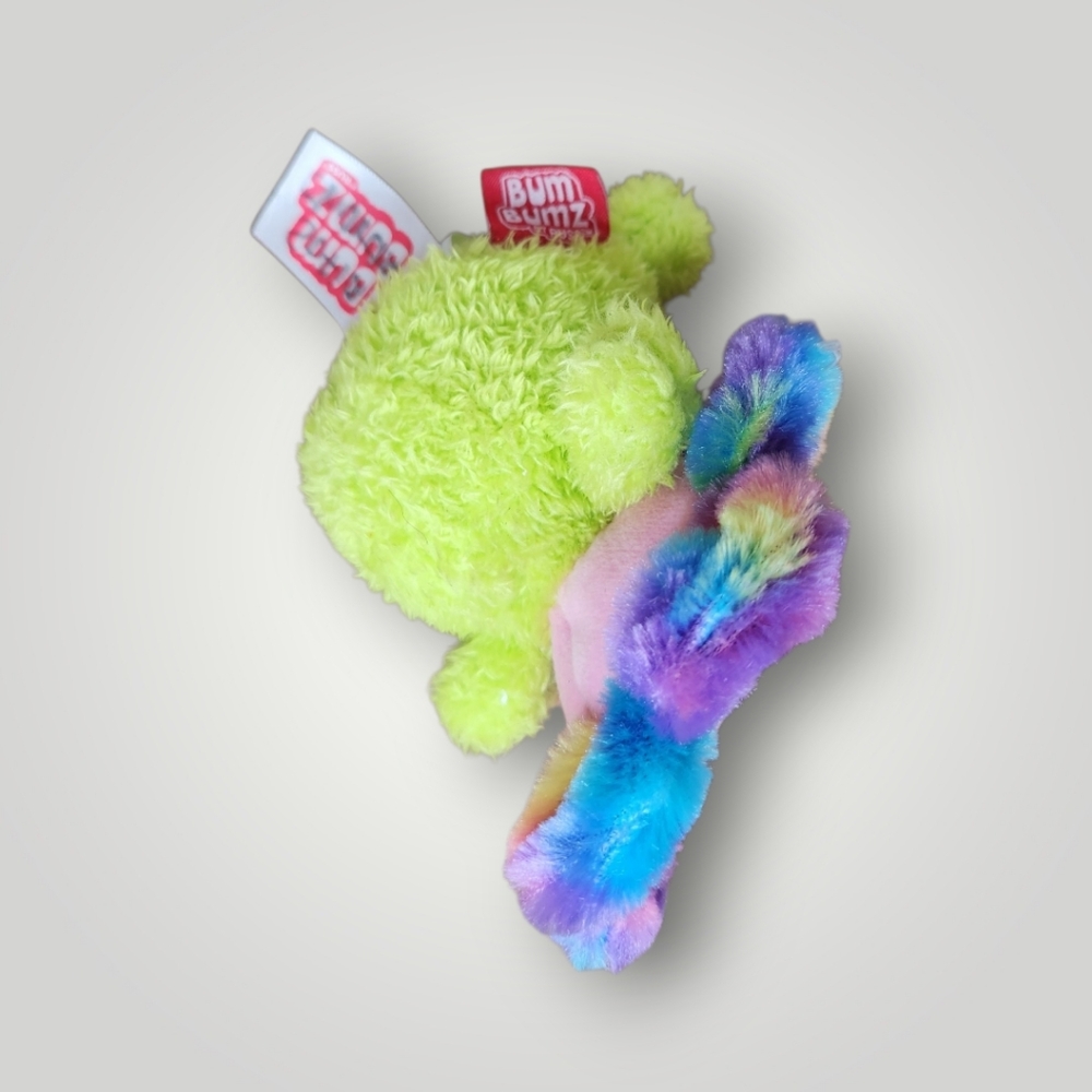 Kellytoy BumBumz 7.5" Groovy Bumz Faye the Tie Dye Flower plushie - Picture 5 of 8